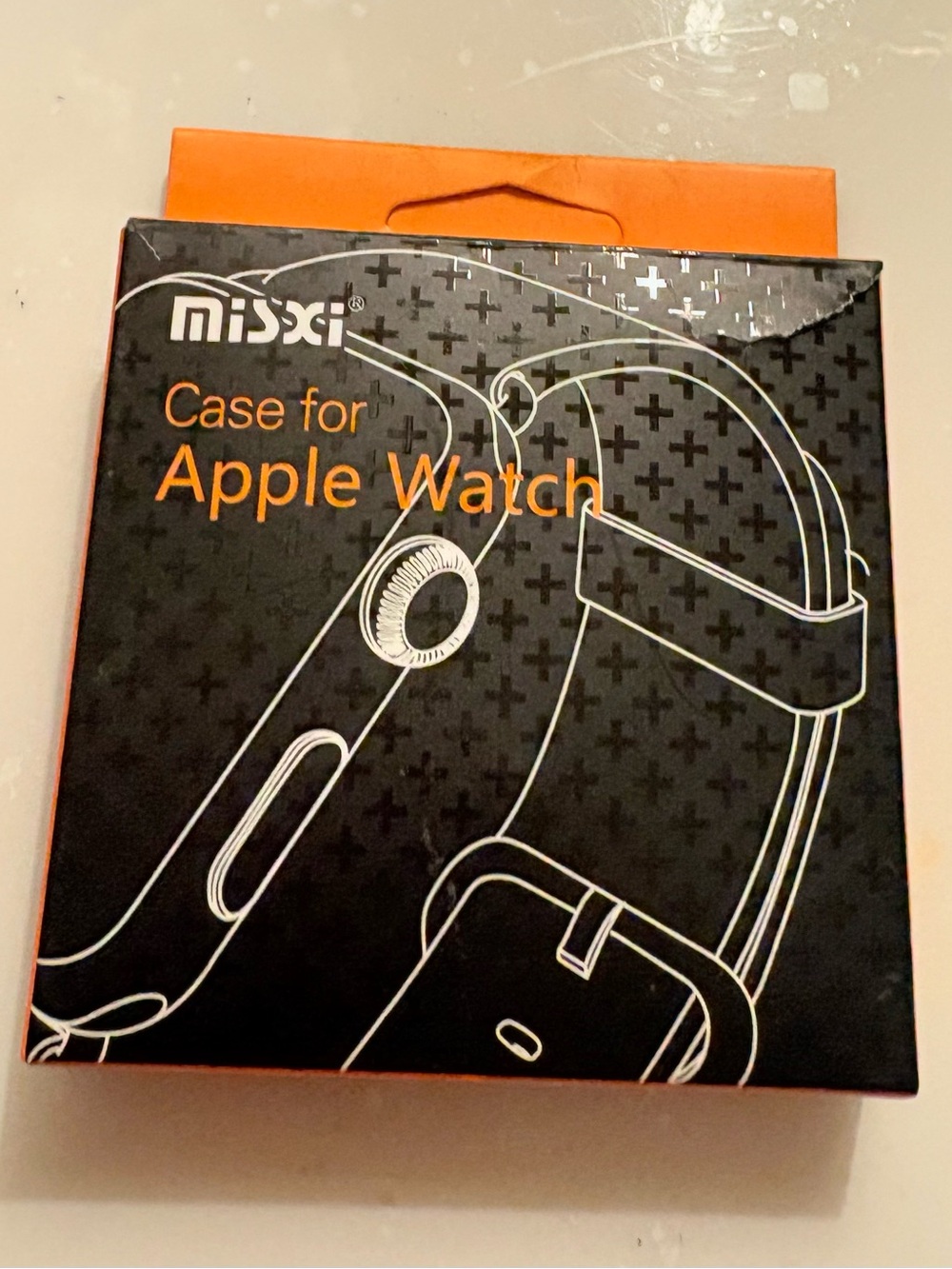 Orange and Black Case for Apple Watch - Protective  2 Pack For Series 3/2 42mm